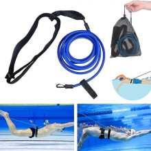 Adjustable Pool Swim Belt Swim Resistance Belt Pool Counter Swim Belt for Pool Hanging Swim Training Bungee Swim Resistance