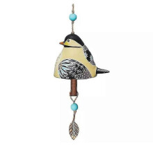 (Light yellow bird) Bird Song Bell, Bird Song Bell Wind Chime, Bird Song Bell Courtyard Decoration-YuJia