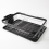 Grey or Black Kitchen Dish Drainer Rack with Plastic Drip Tray Cutlery 5