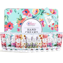 BODY & EARTH Set di creme per le mani, confezione da 12, arricchito con burro di karit    per nutrire le mani secche. Confezioni regalo di lozioni