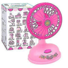 (pink) Electric Mini Fan, Children's Pretend Game Toy, Educational Toy, Simulation Mini Fan