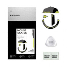 1Set TALONGAMES Glass Mouse Skates Stickers Mouse Feet Pad Glides Rounded Curved Edge for Logitech G502 Wireless Mouse
