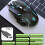 USB C Mouse with Adjustable Sensitivity 3600DPI Backlit for Windows PC TypeC 3