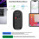 (Silver) One Button Desktop Wireless Mouse BT5.1+2.4G Optical Mouse Gift for Unisex 4