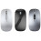 (Silver) One Button Desktop Wireless Mouse BT5.1+2.4G Optical Mouse Gift for Unisex 3