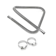 Air Parking Heater Exhaust Pipe Diesel- Heater with 2 Clamps Fuel for Tank Hose