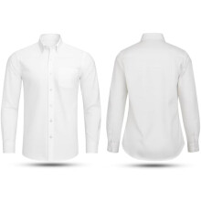 2X Girls School Wear Blouses Long Sleeve Shirts White 15-16Y