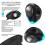 Wireless Trackball Mouse 4800DPI with Lighting Recharge Thumb Control Tracking 2