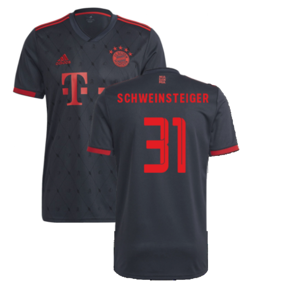 Adidas (3Xl) 2022-2023 Bayern Munich Third Shirt (Schweinsteiger 31)