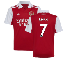 (MB) 2022-2023 Arsenal Home Shirt (Kids) (SAKA 7)