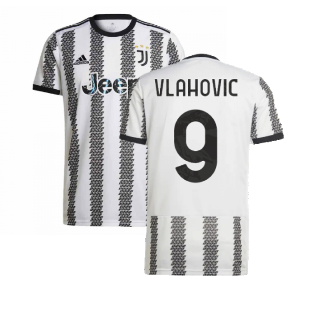 (XXL) 2022-2023 Juventus Home Shirt (VLAHOVIC 9)
