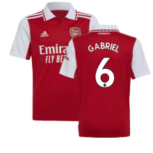 (MB) 2022-2023 Arsenal Home Shirt (Kids) (GABRIEL 6)