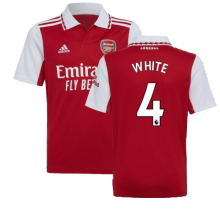 (MB) 2022-2023 Arsenal Home Shirt (Kids) (WHITE 4)