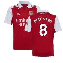 (MB) 2022-2023 Arsenal Home Shirt (Kids) (ODEGAARD 8)