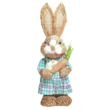 Cute Straw Standing Rabbit Bunny Ornaments Easter Party Home Garden Decoration