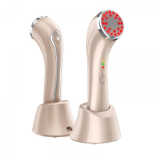 Macchina per lifting del viso a infrarossi, riscaldamento, luce rossa, fototerapia a LED, stimolazione del collagene, antirughe, antietà, ra