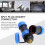 Waterproof 4Pin Aviation Plug Socket Connector for Cables, IP68 Inline Plastic Adapter 2