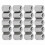 20-Pack Stainless Steel Hex Coupling Nuts M4 X 0.7 8 L10mm 6-Sided Connector for Installation Rustproof 2