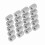 20-Pack Stainless Steel Hex Coupling Nuts M4 X 0.7 8 L10mm 6-Sided Connector for Installation Rustproof 5