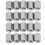 20-Pack Stainless Steel Hex Coupling Nuts M4 X 0.7 8 L10mm 6-Sided Connector for Installation Rustproof 4