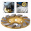 6-Hole Diamond Segment Disc for Grinding Marble, Concrete, and Stone, 10cm Wheel 4