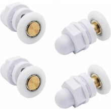 Sliding Shower Door Rollers - 4 Pack Replacement Wheels for Shower Enclosures Hardware Accessories