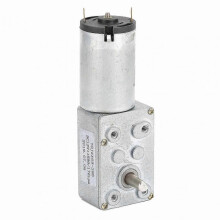 DC12V High Torque Worm Gear Motor 170RPM Speed Reduction Electric Turbine Motor for Industrial Applications
