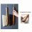(Brown) Soft Bristle Dusting Brush with Wooden Handle for Sofa Cleaning-ZZY 5