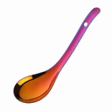 (Red) Stainless Steel Soup Ladle - Food Grade, Rust-Proof, Thickened Design for Cooking, Serving Rice & Soup Utensil