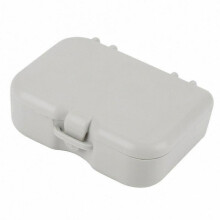 Denture Storage Case with Mirror and Cleaning Brush for Dental Appliances
