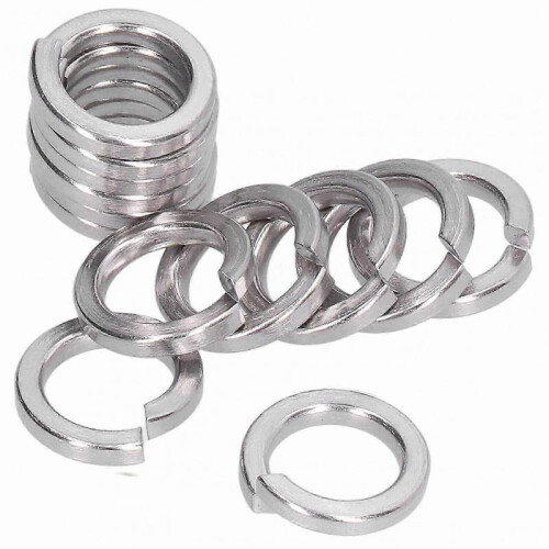 150 Pieces Spring Lock Washers Assorted Sizes A2 Stainless Steel Marine Grade M10 Tool Kit
