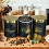RLS Black Set of 3 Tea, Coffee, Sugar canisters Storage Container Set 3