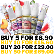 ELF LIQ Nic Salt E-Liquid 10ml 10mg 20mg 50/50 Vape Juice Mary