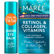 MAREE Balsam pod oczy w sztyfcie z retinolem i kompleksem ceramidw - Nawilzajacy krem ??do twarzy i balsam pod oczy na cienie - Rozjasniacz pod oczy