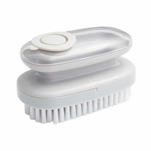 (Grey) Multifunctional Cleaning Brush with Comfortable Handle for Household Use