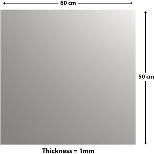BELOFAY 1mm Brushed Stainless Steel Splashback 2