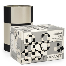 FRAMAR Checked Out Hair Foil - Hair Foils For Highlighting Foil For Hair Highlighting Hair Foil Roll Color Foil Rolls Salon Foils For Hair Hi