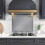 BELOFAY 1mm Brushed Stainless Steel Splashback 1