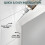 BELOFAY 1mm Brushed Stainless Steel Splashback 6