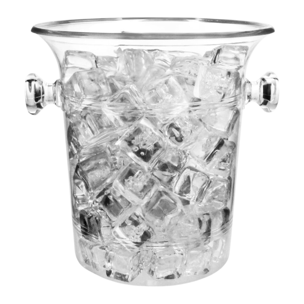 Chabrias Ltd Stylish Clear Plastic Wine & Champagne Cooler, 3.5L