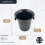 Matte Black Wine & Champagne Cooler 3.5L 3