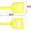 3-Pack Plastic Sand Shovel for Cat Litter Cleanup 2