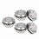 5-Pack Ultra Thin Waterproof LED Push Button Switch, 19mm Momentary Metal Auto Reset, DC3~6V Red 2