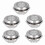 5-Pack Ultra Thin Waterproof LED Push Button Switch, 19mm Momentary Metal Auto Reset, DC3~6V Red 1