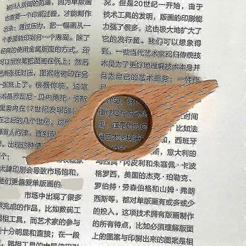 Wooden Thumb Ring Bookmark for Book Pages Holder Accessory 2