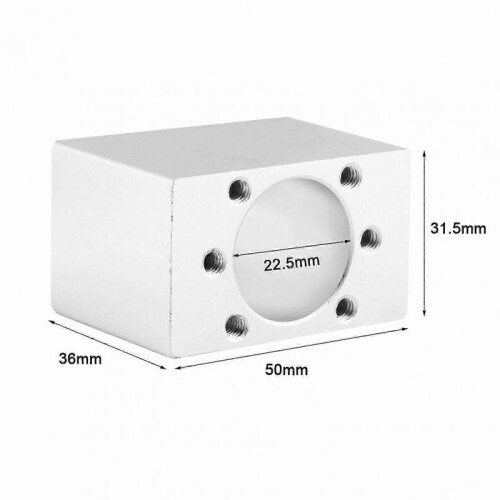 Ball Screw Nut Housing Mount Bracket Holder Compatible with SFU1204 Linear Motion Systems 2