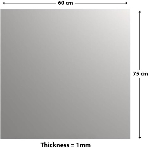 BELOFAY 1mm Brushed Stainless Steel Splashback 2