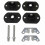 2-Pack Sectional Sofa Connector Bracket with Interlocking Pin Design for Modular Seating Assembly 1