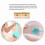 Silicone Shower Brush with Long Handle - Bath Body Scrubber for Back Cleaning 4