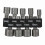 1/4" Hex Shank Socket Bit Set, 9-Piece Chrome Vanadium Steel Screwdriver Sockets with Storage Case 1